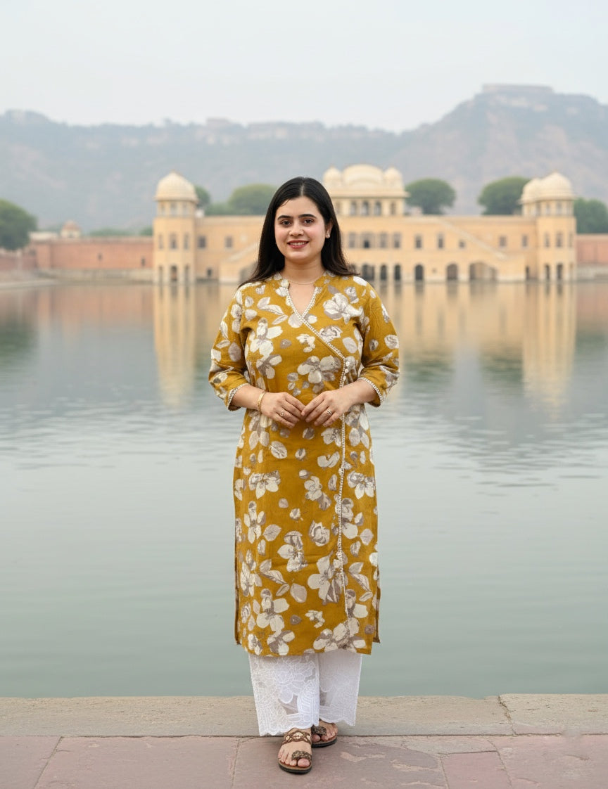 Airy Cotton Kurti for women floral