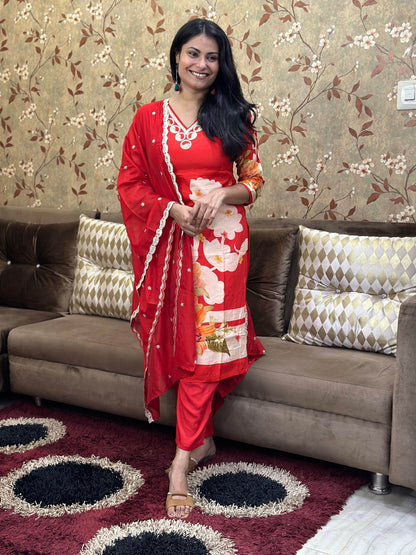 Modal Silk Suit For Women - Vijay Laxmi