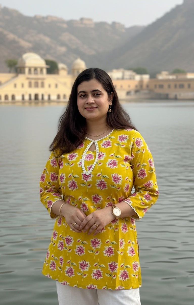 Short Cotton tunics for women