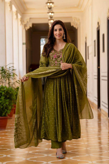 Premium Cotton Suit For Women Mul Peacock - Vijay Laxmi