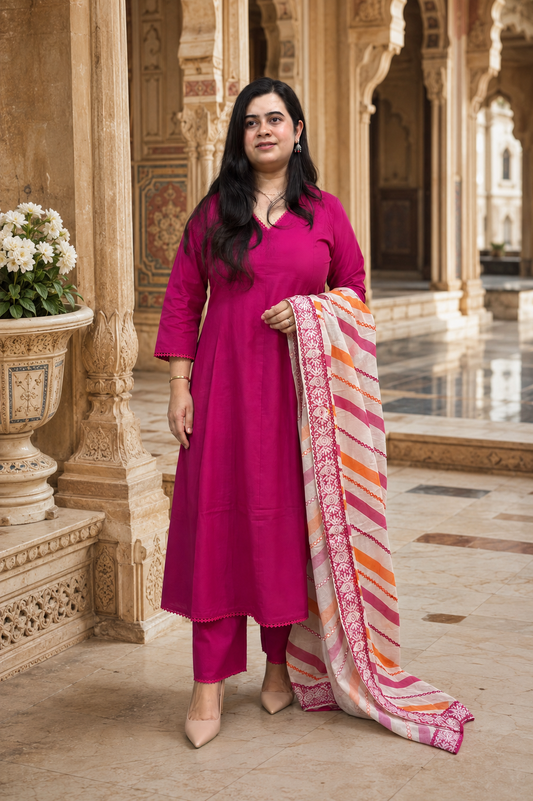 Mehar premium cotton Kurta & Pant