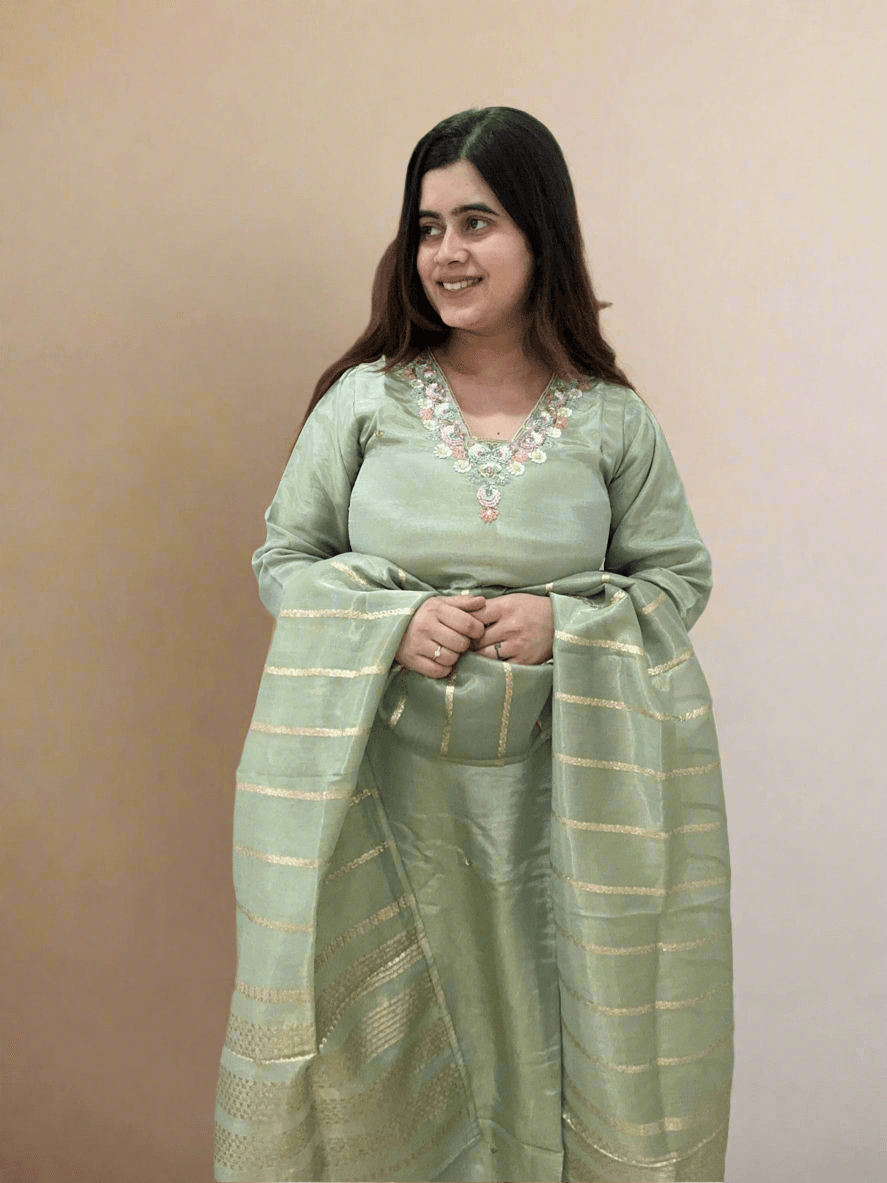 Shimmer Silk suit For Women