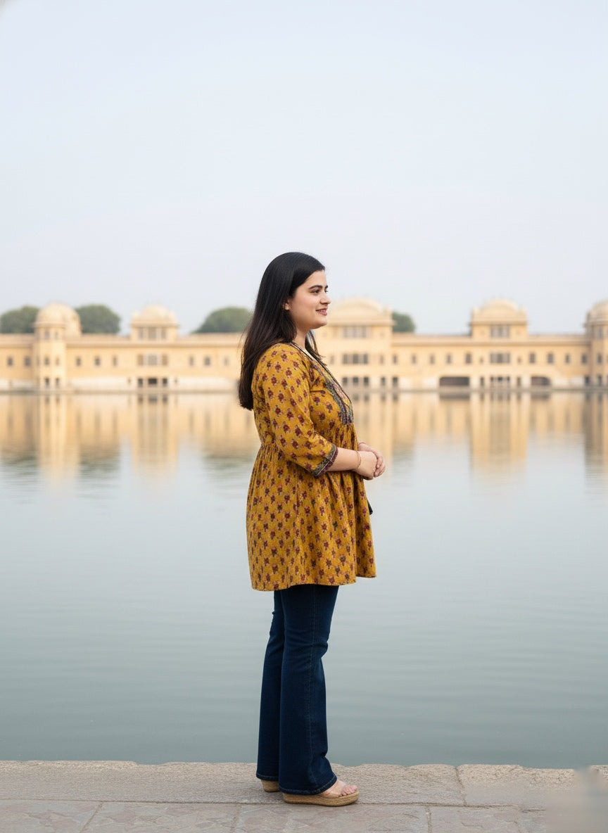 Short Cotton tunics for women