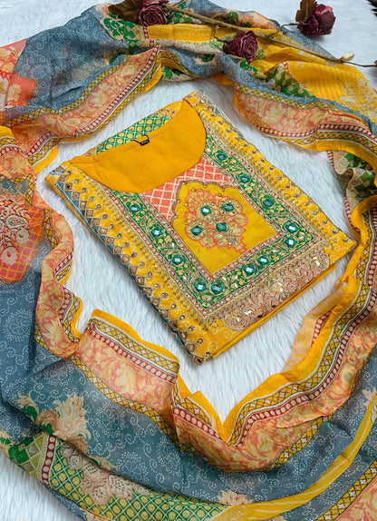 Modal Silk Suit For Women - Vijay Laxmi