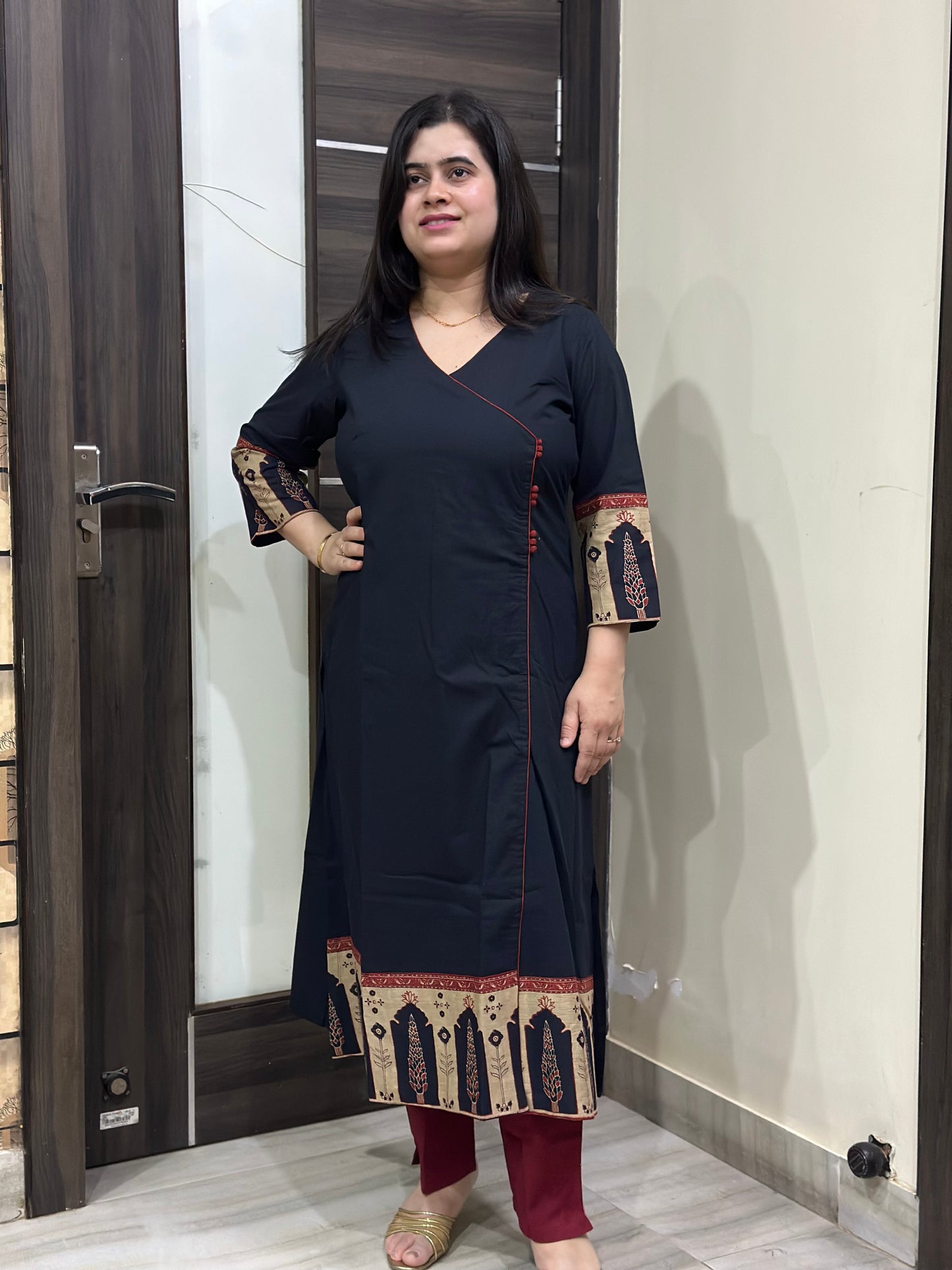 Mehar premium cotton Kurta & Pant Black