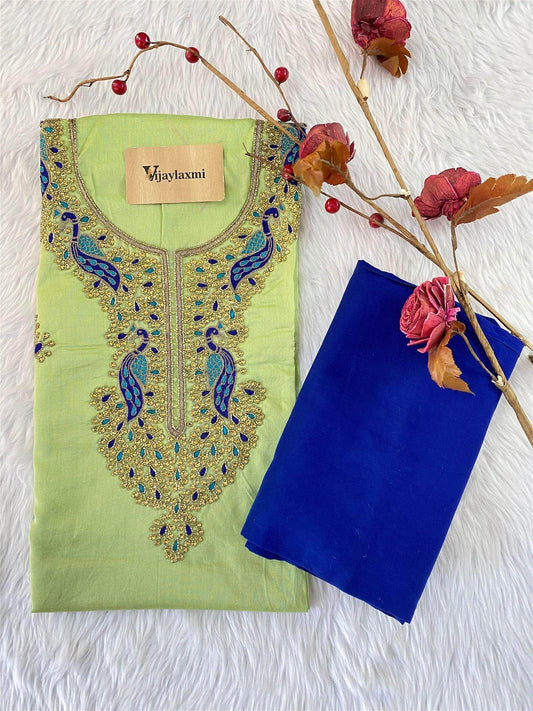 GC COTTON UNSTITCHED SUIT - Vijay Laxmi