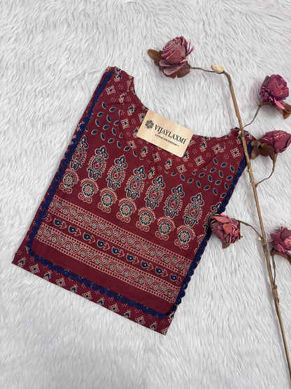 Airy Cotton Arjakh Kurti for women