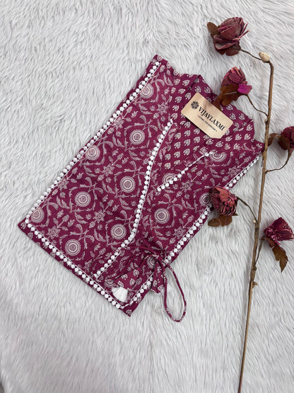 Airy Cotton kalamkari Kurti for women