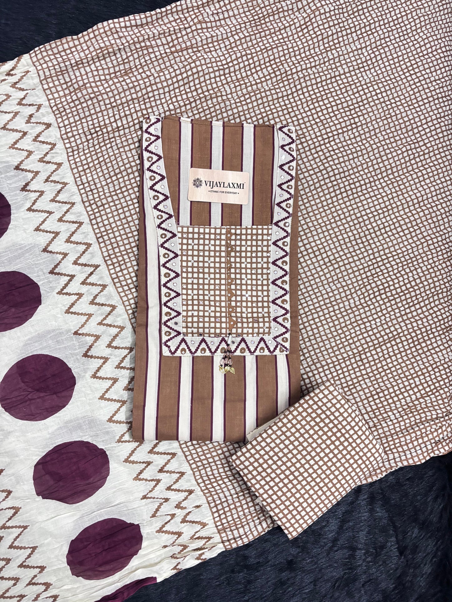 Cotton Suit Material with Cotton Dupatta