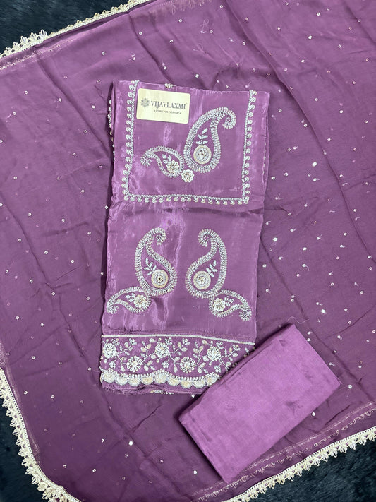 crepe unstitched suit