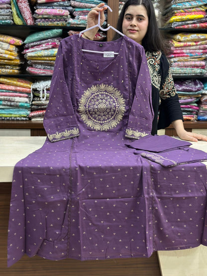 Premium Cotton kurta set for women with dupatta