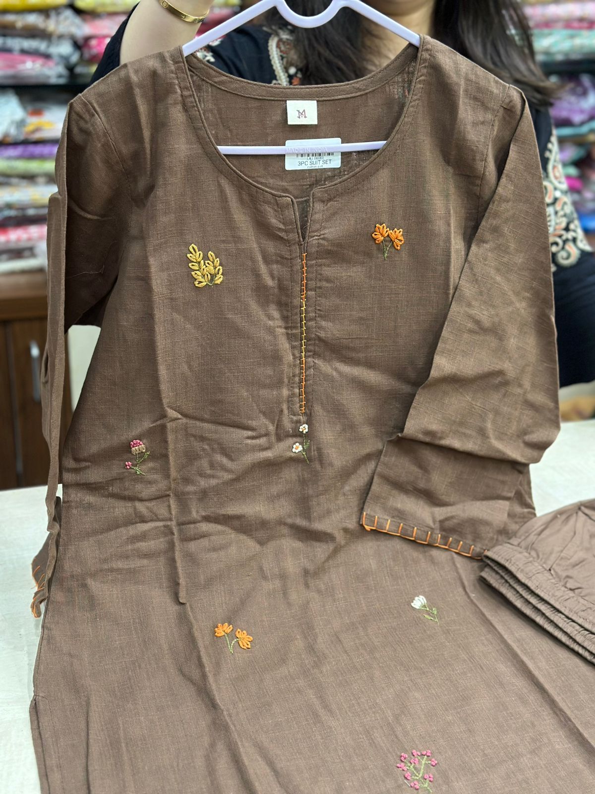 Premium Cotton kurta set for women with dupatta