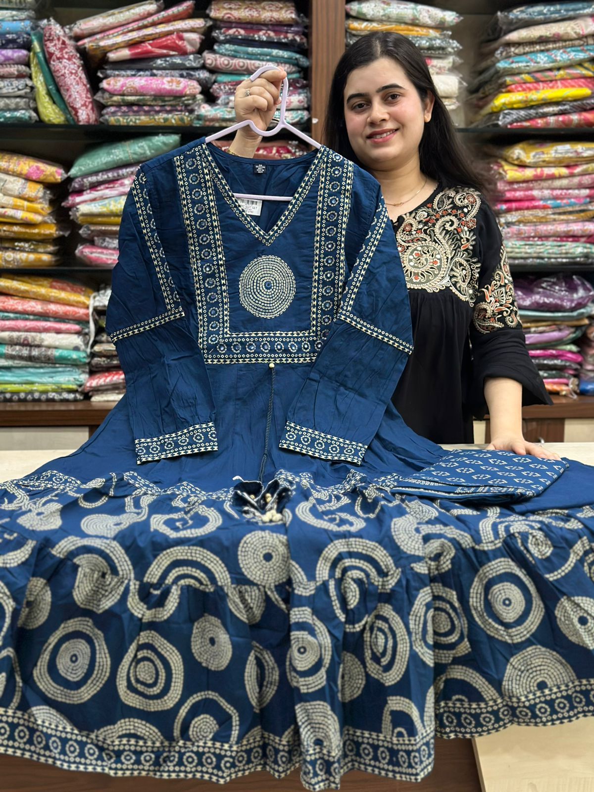 Premium Cotton kurta set for women with dupatta