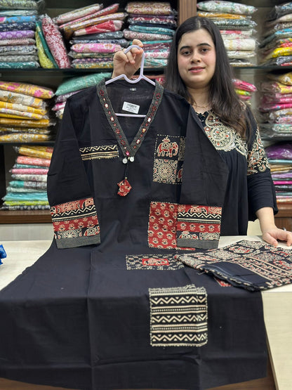 Premium Cotton kurta set for women with dupatta