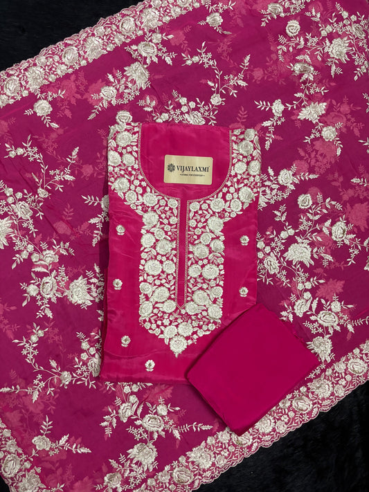 SOFT CRAPE UNSTITCHED SUIT