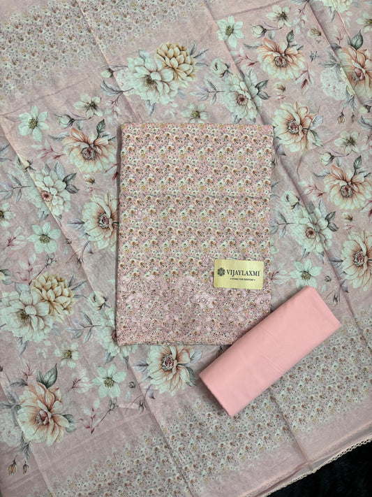 Cotton Suit Material with Cotton Dupatta