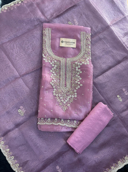 SHIMMER TISSUE UNSTITCHED SUIT