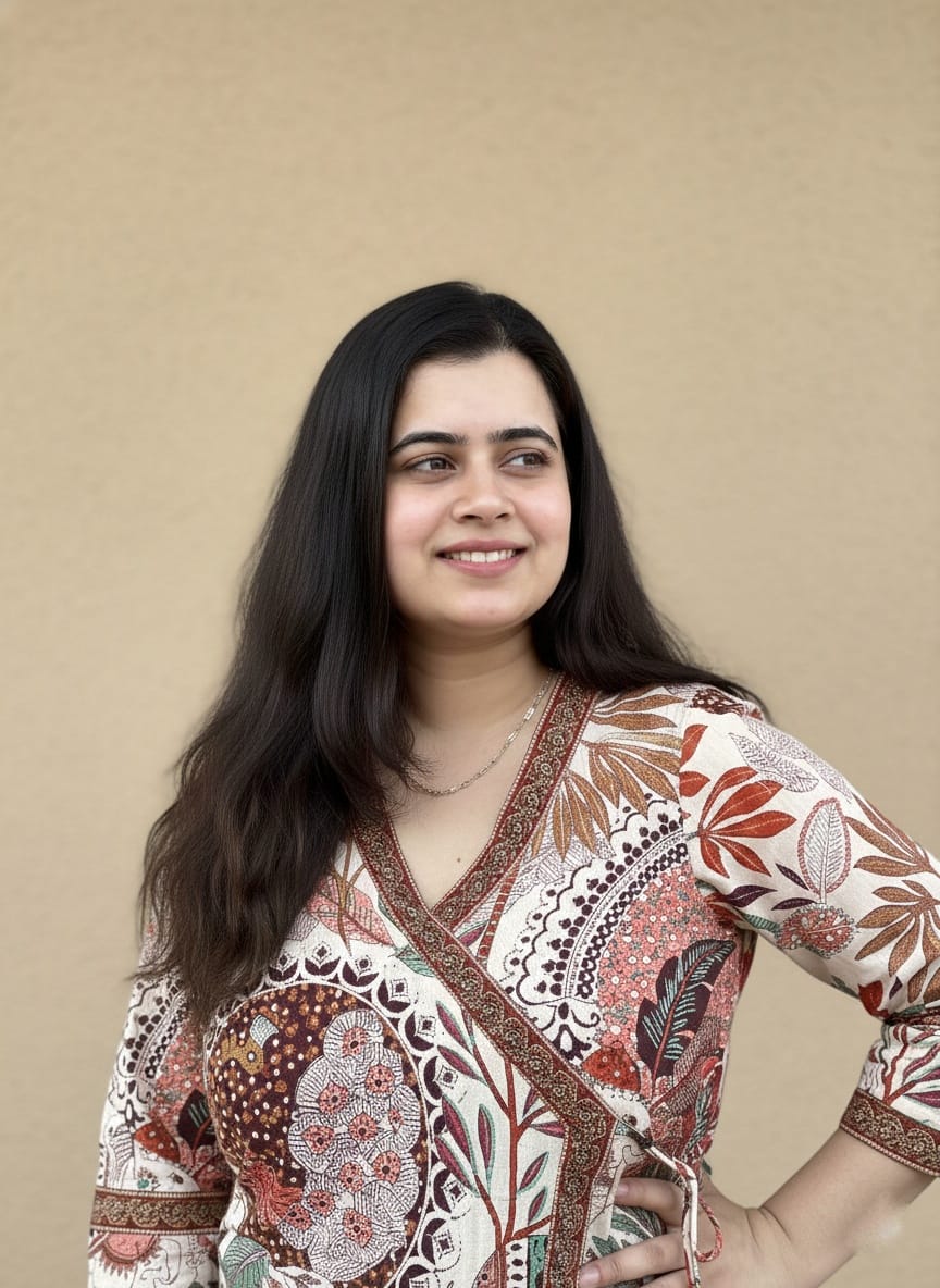 Angrakha Cotton Long kurti- Breathable & Stylish