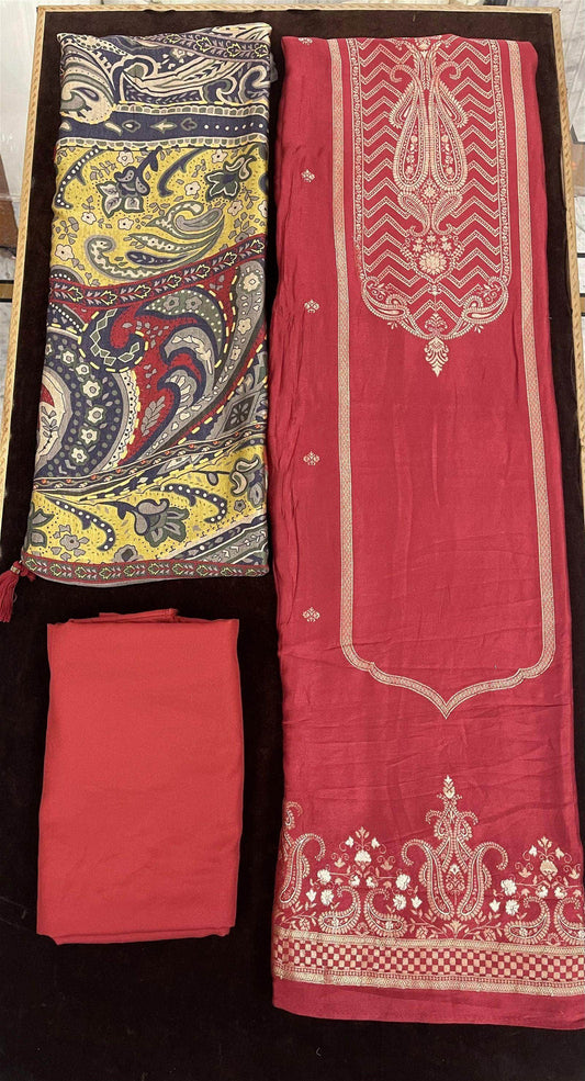 Luxury velvet suit - Vijay Laxmi