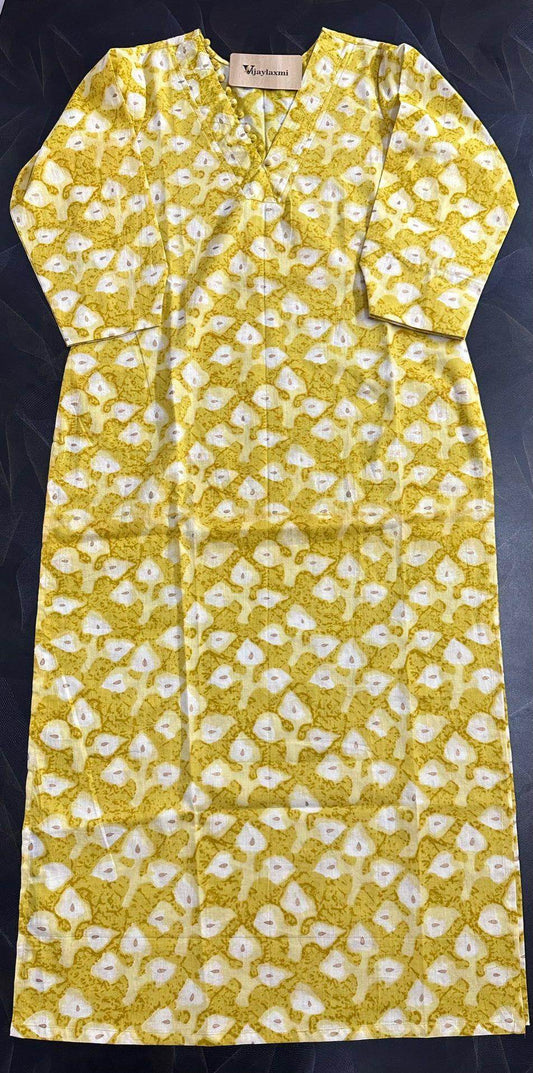 PREMIUM SOFT COTTON KURTI - Vijay Laxmi
