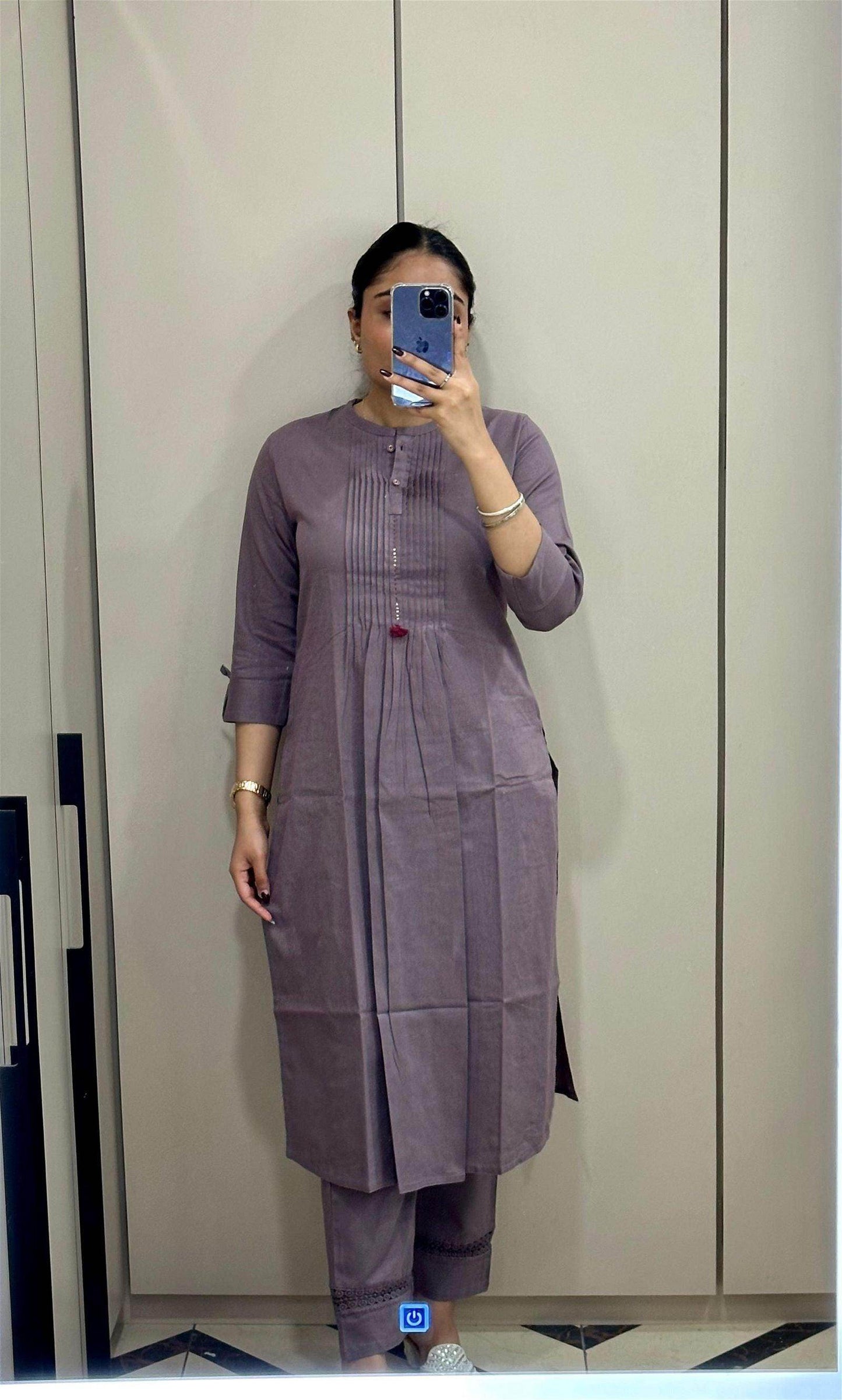 Premium Cotton Kurta Set - Vijay Laxmi