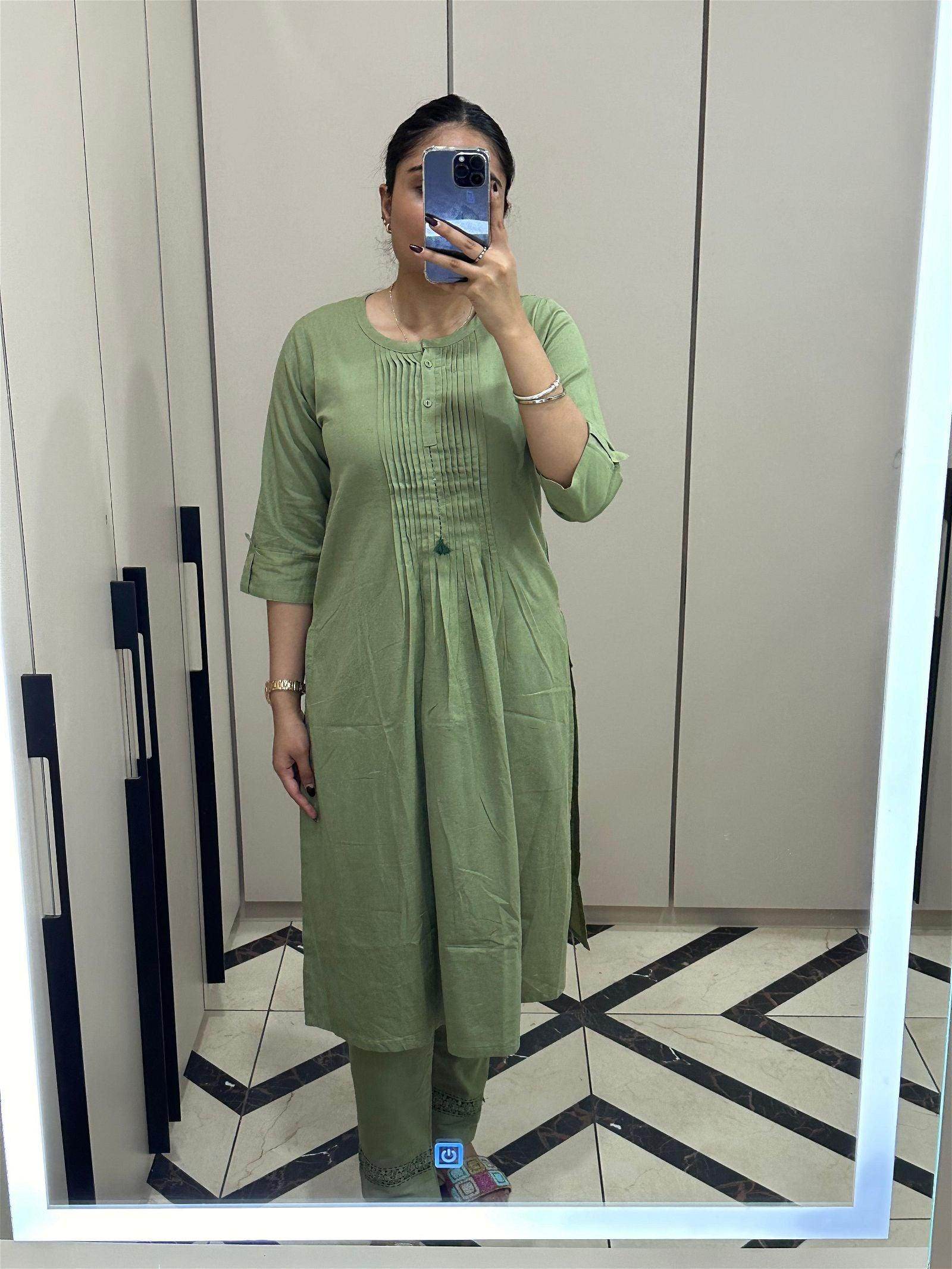 Premium Cotton Kurta Set - Vijay Laxmi