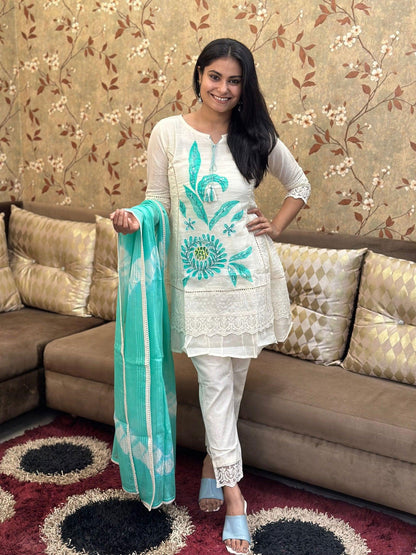 Premium Cotton Kurta Set For Women - Vijay Laxmi