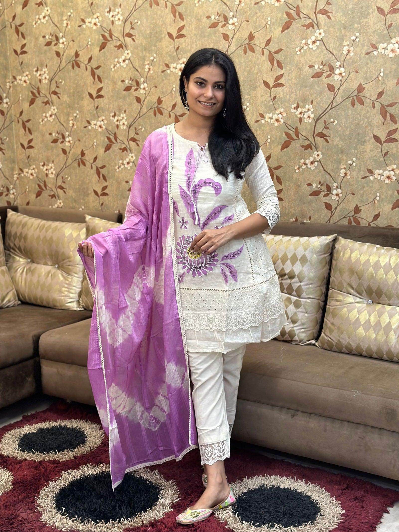 Premium Cotton Kurta Set For Women - Vijay Laxmi