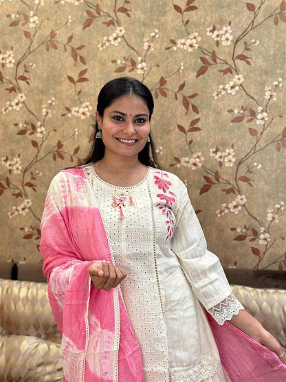 Premium Cotton Kurta Set For Women - Vijay Laxmi