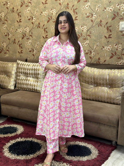 Premium Soft Cotton Kurta Set - Vijay Laxmi