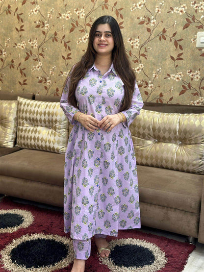 Premium Soft Cotton Kurta Set - Vijay Laxmi