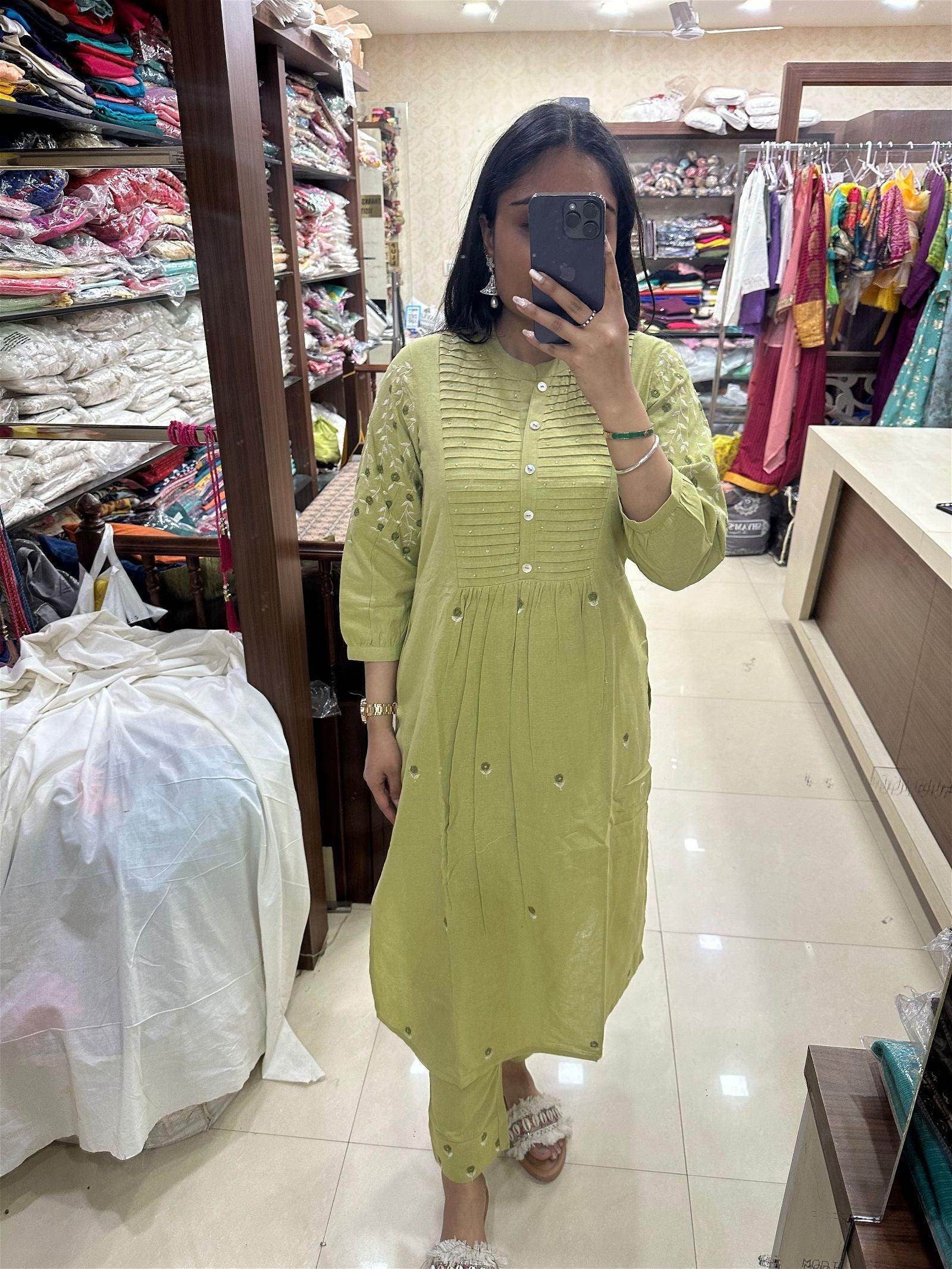 Premium cotton suit - Vijay Laxmi