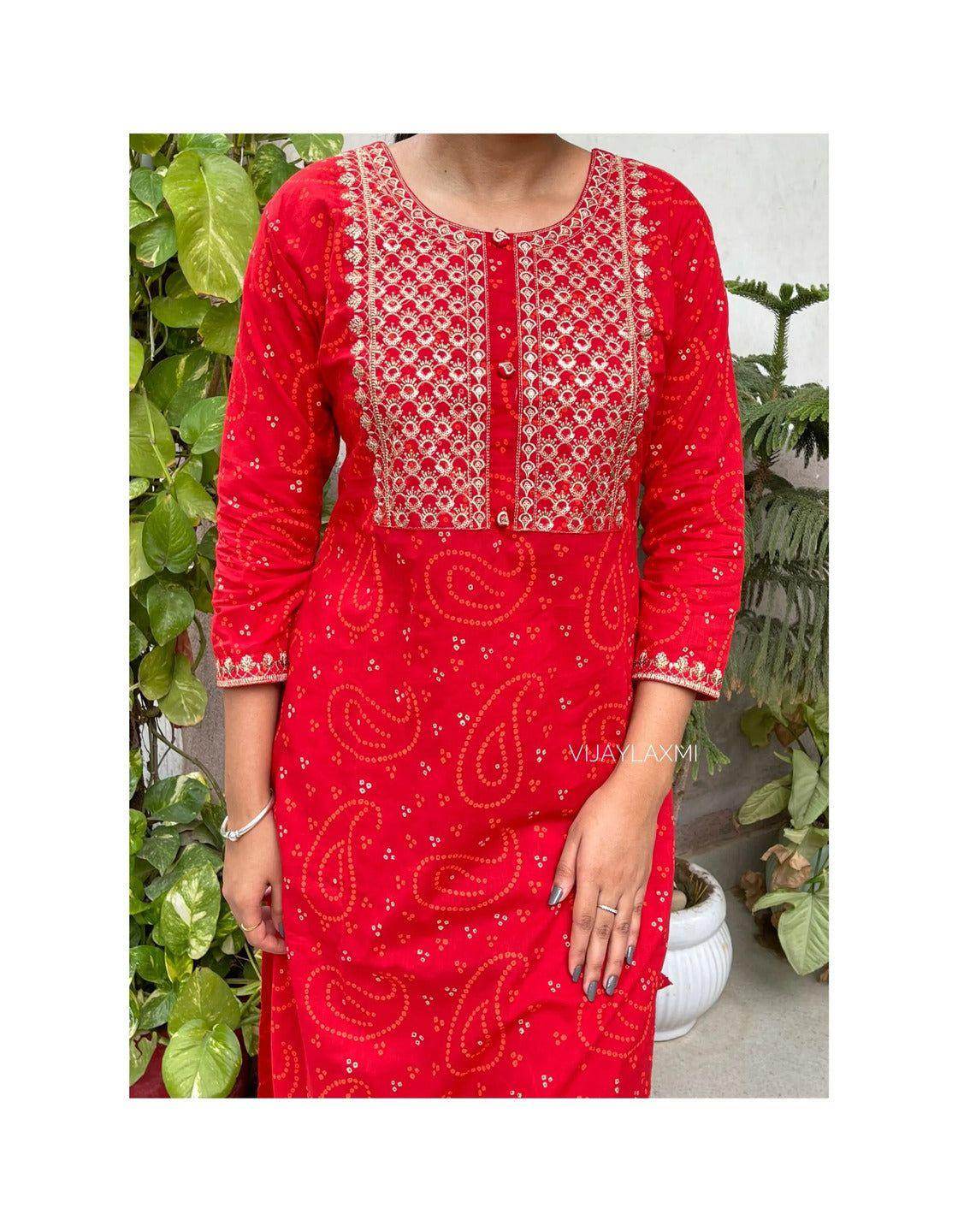 Pure cotton suit set - Vijay Laxmi