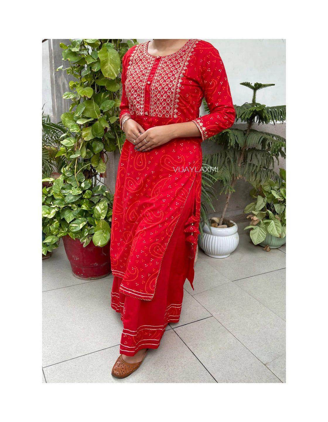 Pure cotton suit set - Vijay Laxmi