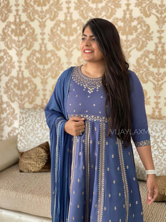 Rayon Frock Suit set LV01 - Vijay Laxmi