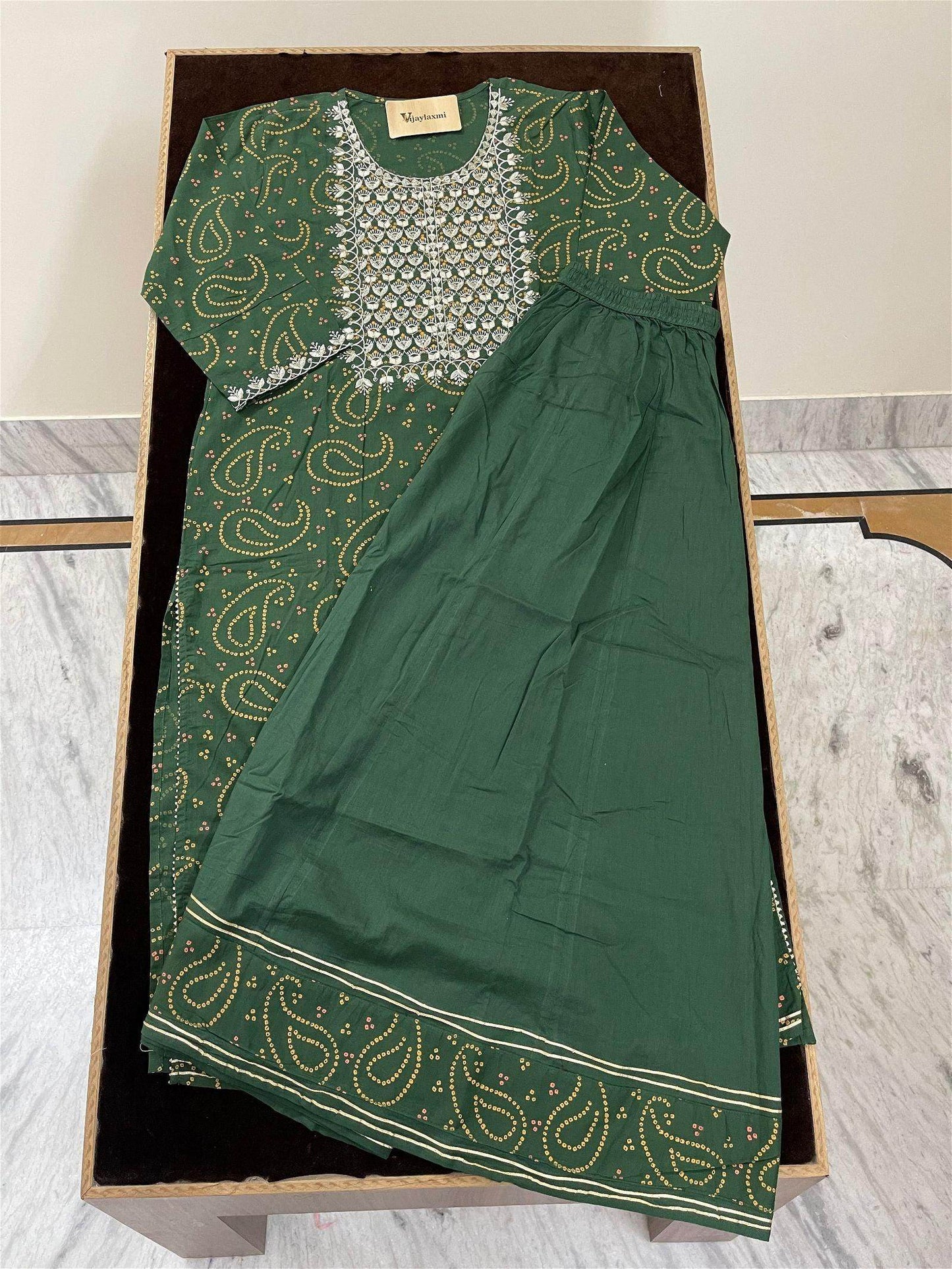 Shrara Cotton suit - Vijay Laxmi