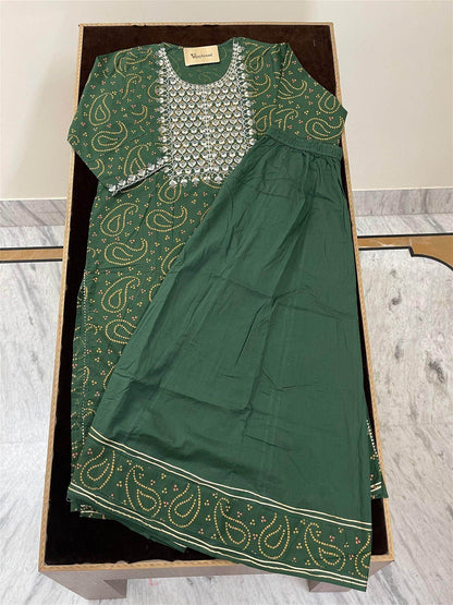 Shrara Cotton suit - Vijay Laxmi