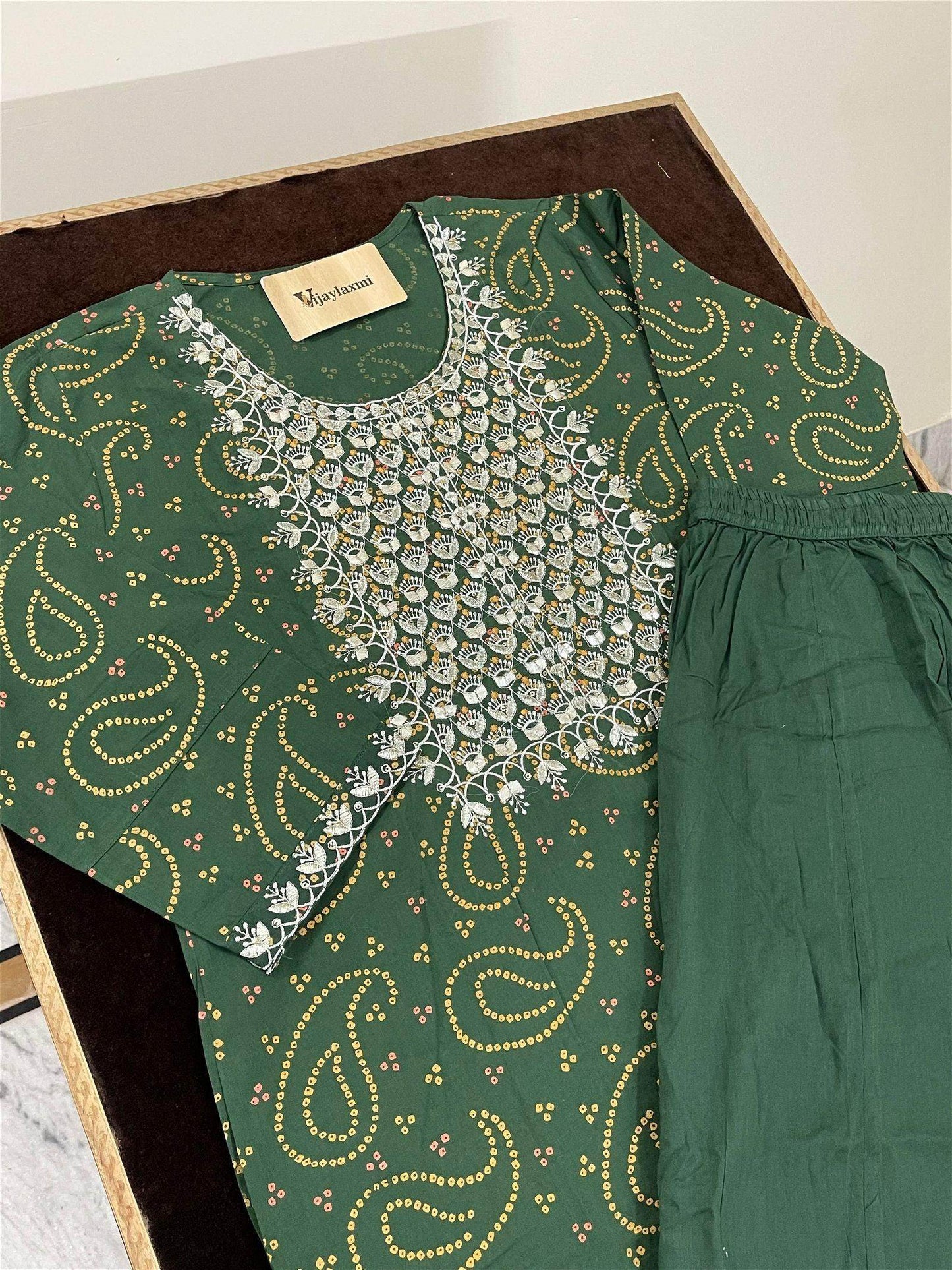 Shrara Cotton suit - Vijay Laxmi