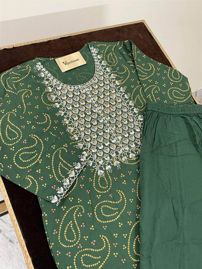 Shrara Cotton suit - Vijay Laxmi