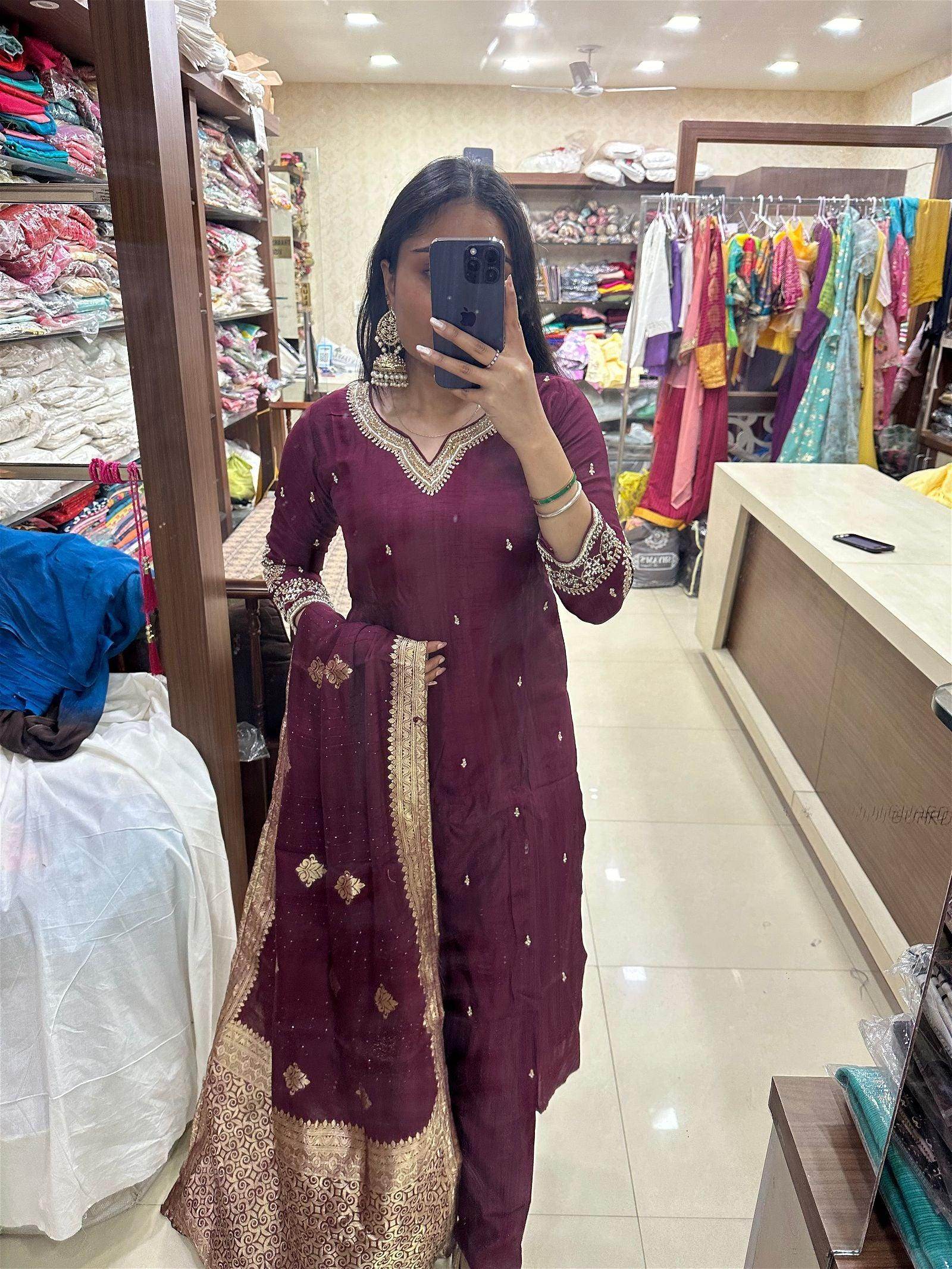 Silk suit - Vijay Laxmi