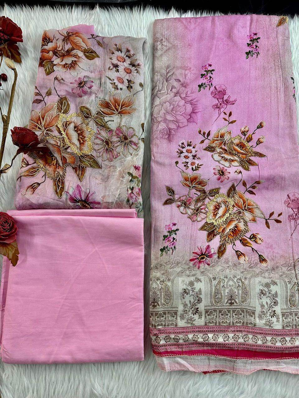 UNSTITCHED SUIT - Vijay Laxmi