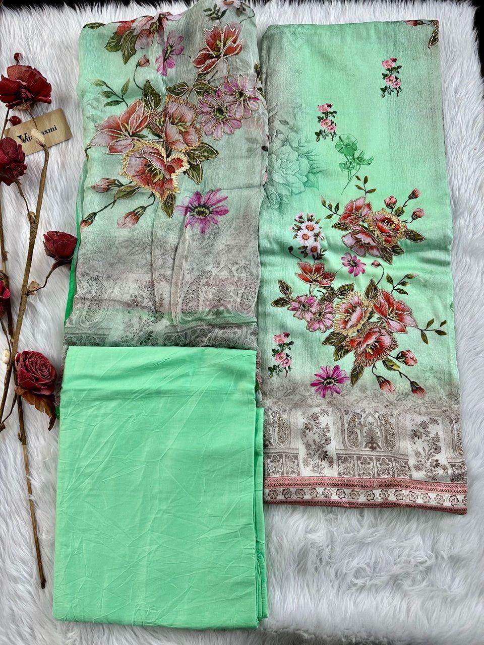 UNSTITCHED SUIT - Vijay Laxmi