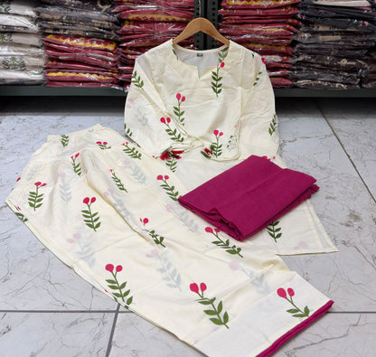 NAZAKAT Cotton printed Farshi Salwar Suit