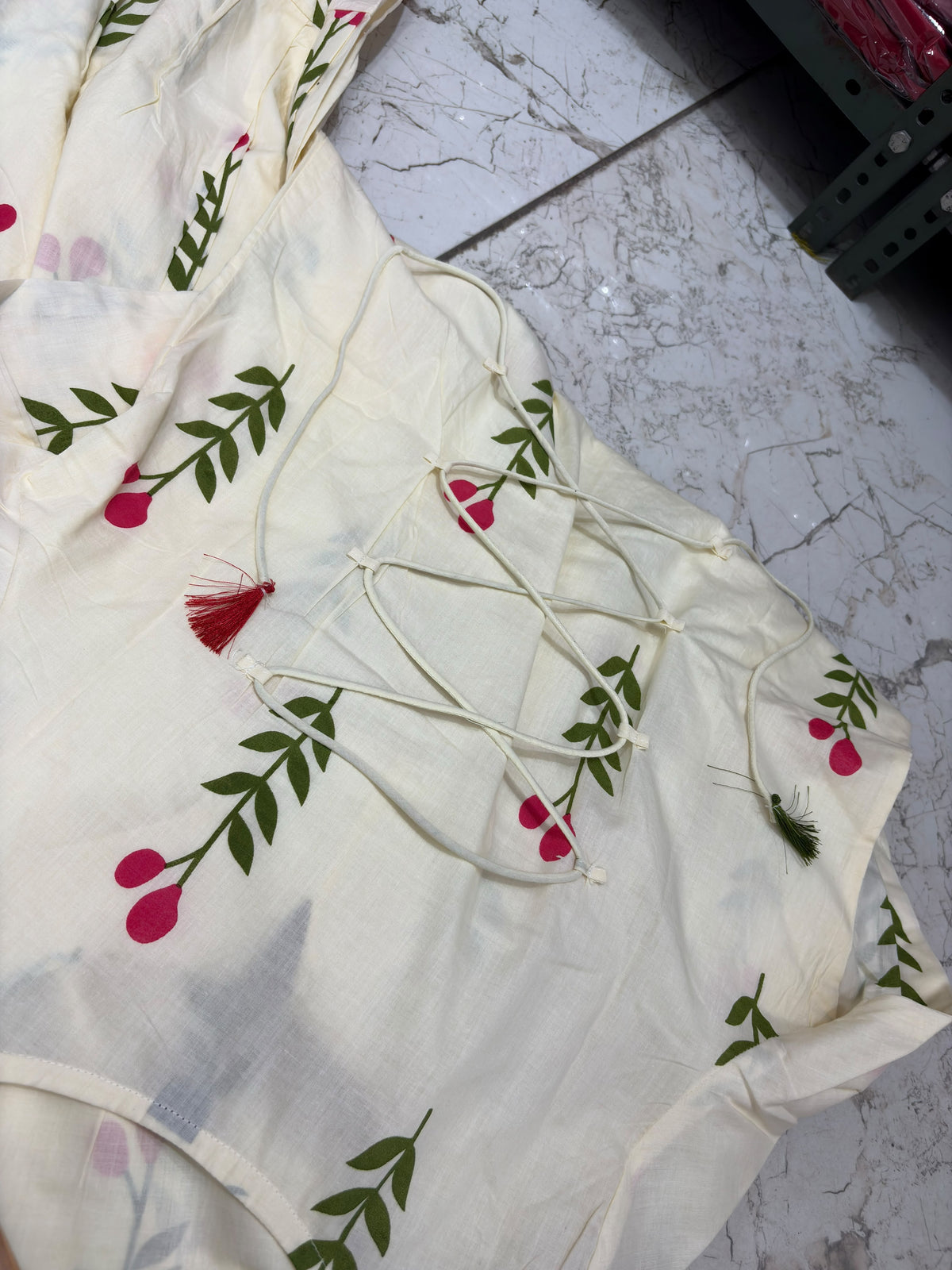 NAZAKAT Cotton printed Farshi Salwar Suit
