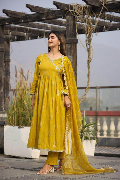 chikan sequin cotton suit 317 - Vijay Laxmi