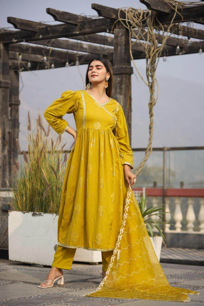 chikan sequin cotton suit 317 - Vijay Laxmi