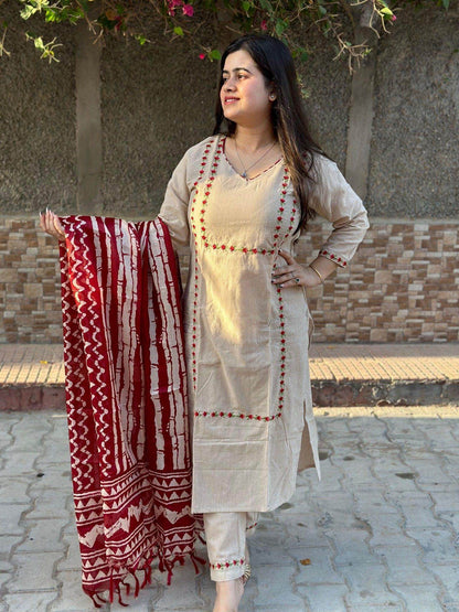 cotton suit set - Vijay Laxmi