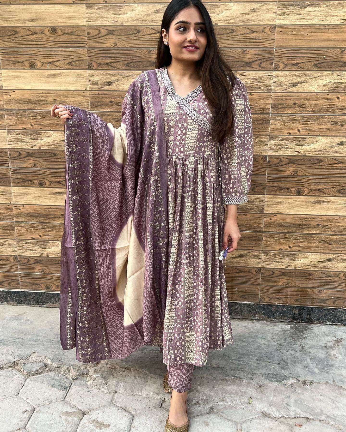 muslin silk suit gr45 - Vijay Laxmi