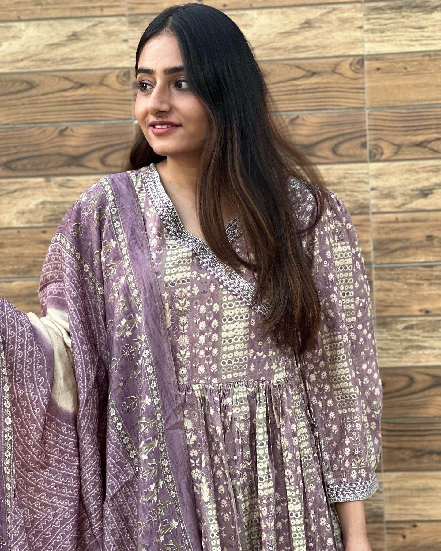 muslin silk suit gr45 - Vijay Laxmi