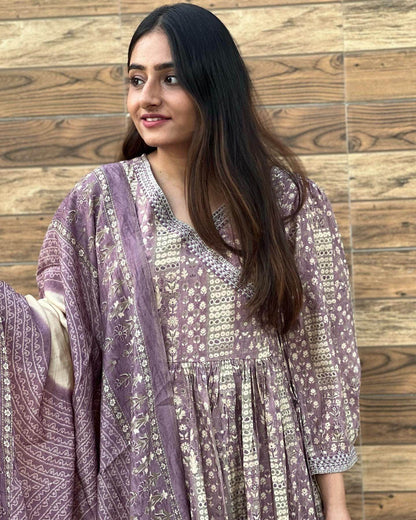 muslin silk suit gr45 - Vijay Laxmi